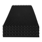 Audio Accessories: VEVOR Acoustic Foam Panels 4 Pack 48 x 24 x 2 in for Studio Wall and Ceiling