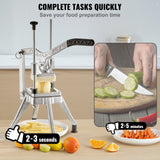 Gardening Tools: VEVOR Commercial Vegetable Fruit Chopper 1/4" Blade Heavy Duty Professional Food Dicer Kattex French Fry Cutter Onion Slicer Stainless Steel for Tomato Peppers Potato Mushroom