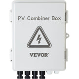 Automotive Repair & Speciality Tools: VEVOR PV Combiner Box, 4 String with 15A Rated Current Fuse, 63A Circuit Breaker, Lightning Arreste Connector for On/Off Grid Solar Panel System, IP65