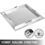 Automotive Repair & Speciality Tools: VEVOR Recessed Manhole Cover 60 x 60 cm Clear Opening, Galvanized Steel Drain Cover Overall Size 67 x 67 cm, Sealed Square Manhole Cover and Frame, Steel Man Hole Lid Inspection Access for Boat/