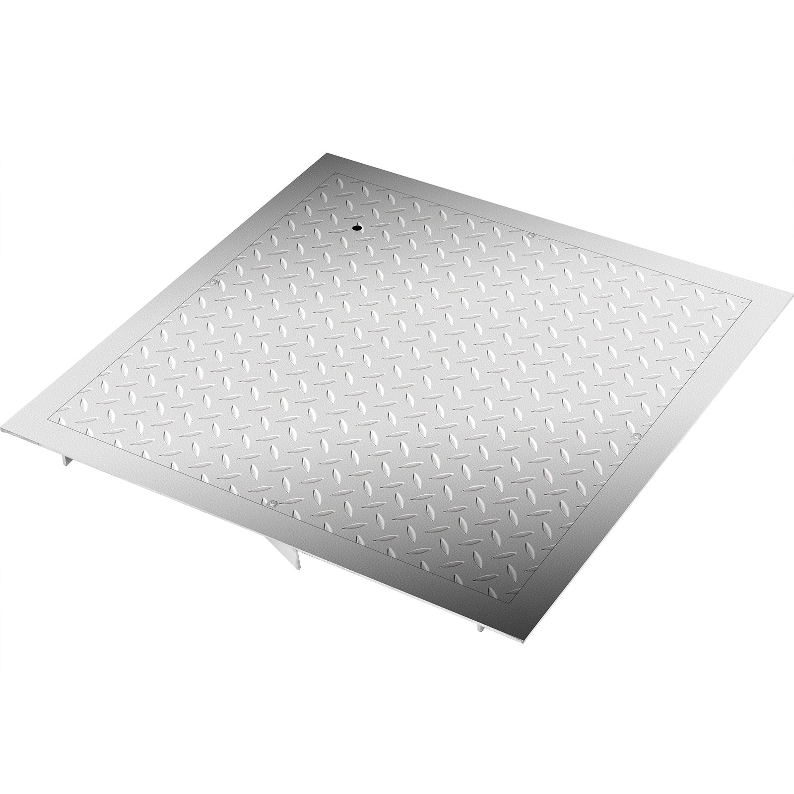 Recessed Manhole Cover 60 x 60 cm Clear Opening, Galvanized Steel Drain Cover Overall Size 67 x 67 cm, Sealed Square Manhole Cover and Frame, Steel Man Hole Lid Inspection Access for Boat/