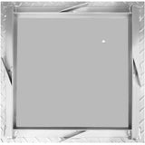 Automotive Repair & Speciality Tools: VEVOR Recessed Manhole Cover 60 x 60 cm Clear Opening, Galvanized Steel Drain Cover Overall Size 67 x 67 cm, Sealed Square Manhole Cover and Frame, Steel Man Hole Lid Inspection Access for Boat/