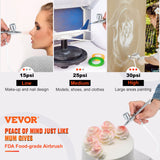 Nail Care: VEVOR Airbrush Kit Dual-action Airbrush System Compressor Art Nail Makeup Model