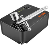 Nail Care: VEVOR Airbrush Kit Dual-action Airbrush System Compressor Art Nail Makeup Model