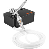 Nail Care: VEVOR Airbrush Kit Dual-action Airbrush System Compressor Art Nail Makeup Model