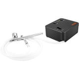 Nail Care: VEVOR Airbrush Kit Dual-action Airbrush System Compressor Art Nail Makeup Model