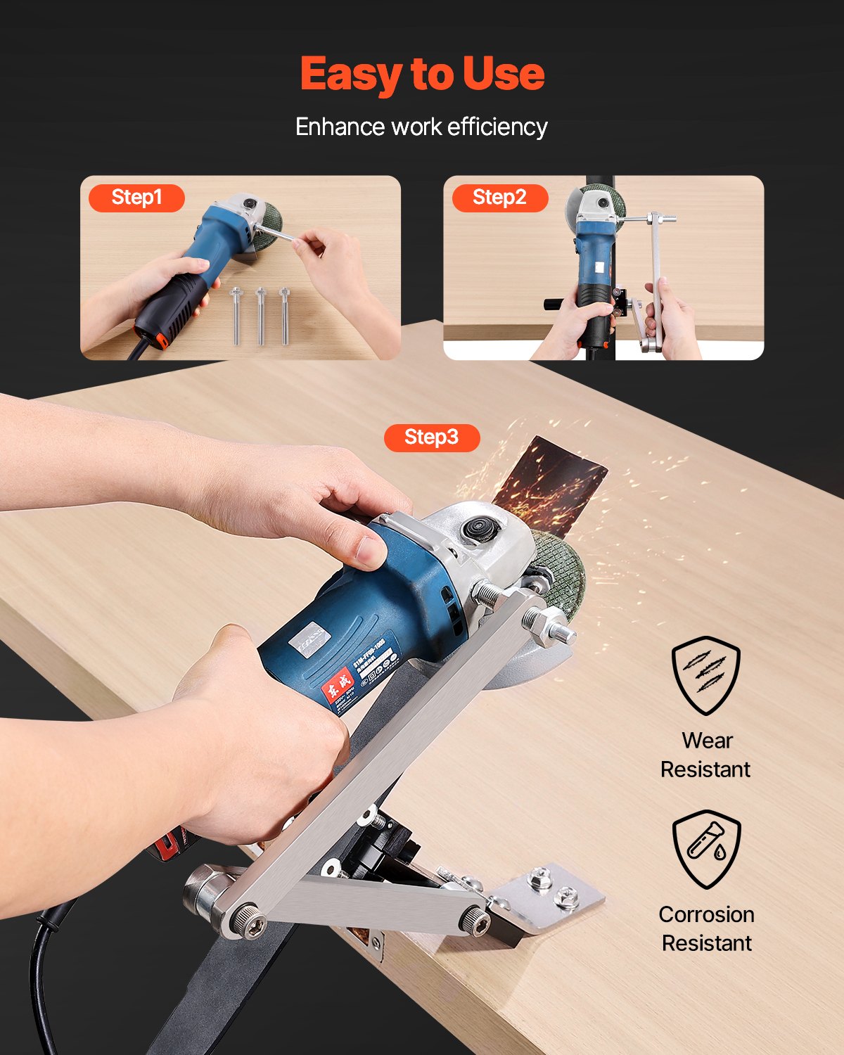 Beach Towels: VEVOR Lawn Mower Blade Sharpener and Balancer, 15° - 45° Adjustable Lawnmower Blade Sharpening Tool with 4 Adapter Pins, Ball Bearings & 25mm Enlarged Handle, Compatible with Most Angle Grinders