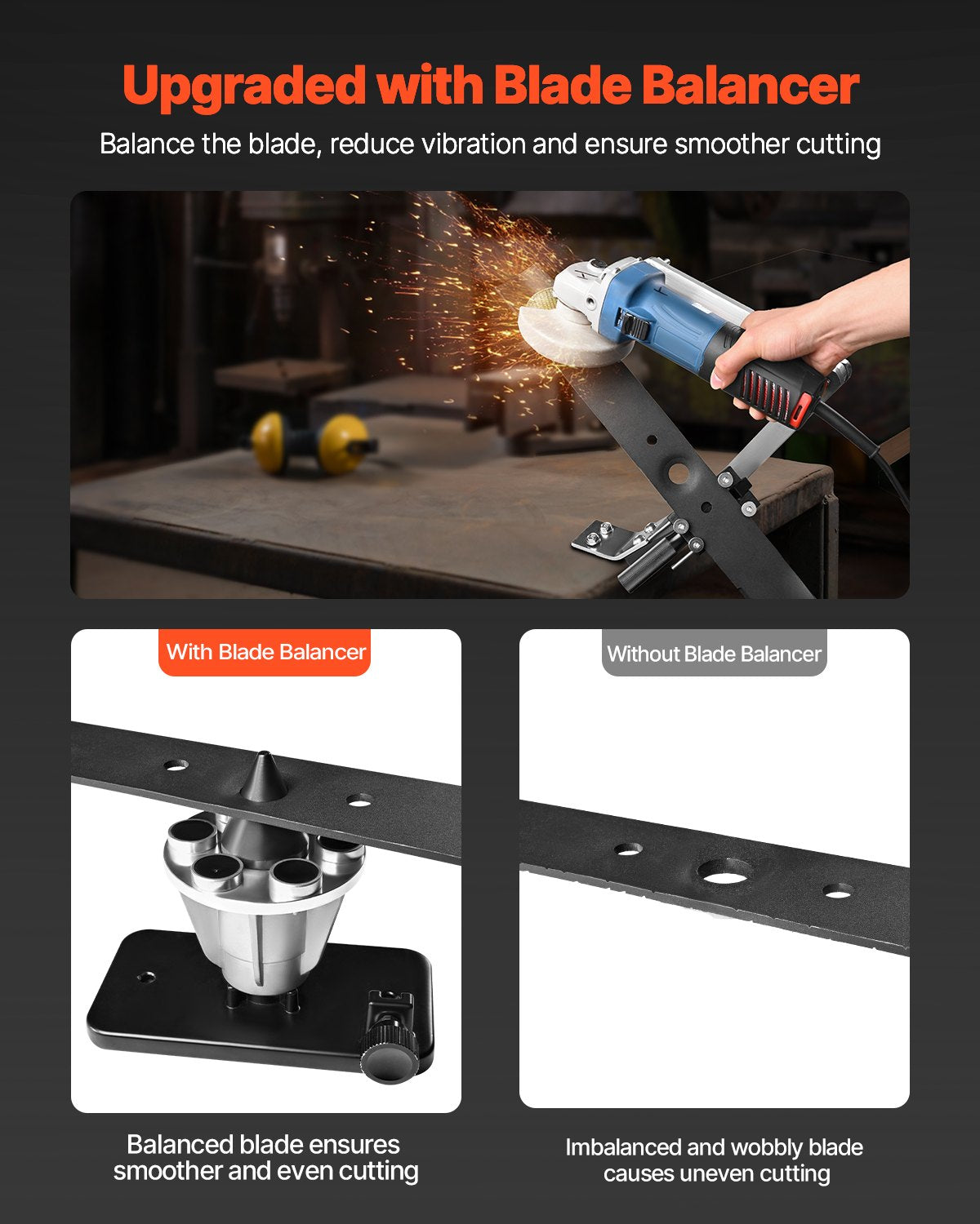 Beach Towels: VEVOR Lawn Mower Blade Sharpener and Balancer, 15° - 45° Adjustable Lawnmower Blade Sharpening Tool with 4 Adapter Pins, Ball Bearings & 25mm Enlarged Handle, Compatible with Most Angle Grinders