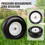 Spreaders & Wheelbarrows: VEVOR Lawn Mower Tires with Rim, 13x5-6" Tubeless Tractor Tires, 2-Pack Tire and Wheel Assembly, Flat-free PU Tires, 3.25"-5.9" Centered Hub, 3/4" Bushing Size, 20 PCS Adapter for Lawn Mowers Tractors