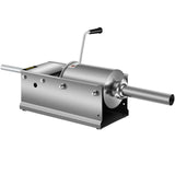 Speciality Appliances: VEVOR Manual Sausage Stuffer, 3 L / 7 LBS Horizontal Sausage Machine, Dual-Speed Meat Stuffer, Made of Food-Grade 304 Stainless Steel, Includes 5 Stuffing Tubes, for Home Kitchen Restaurant Commercial
