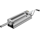 Speciality Appliances: VEVOR Manual Sausage Stuffer, 7 L / 15 LBS Horizontal Sausage Machine, Dual-Speed Meat Stuffer, Made of Food-Grade 304 Stainless Steel, Includes 5 Stuffing Tubes, for Home Kitchen Restaurant Commercia