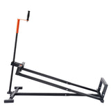 Lawn Rollers: VEVOR Ride on Lawn Mower Lift Jack, 880 Lbs Weight Capacity, Telescopic Maintenance Jack with Crank Handle & Power Tool Handle, Foldable Lawn Tractor Lifter for Lawn Mowers and Garden Tractors, Black