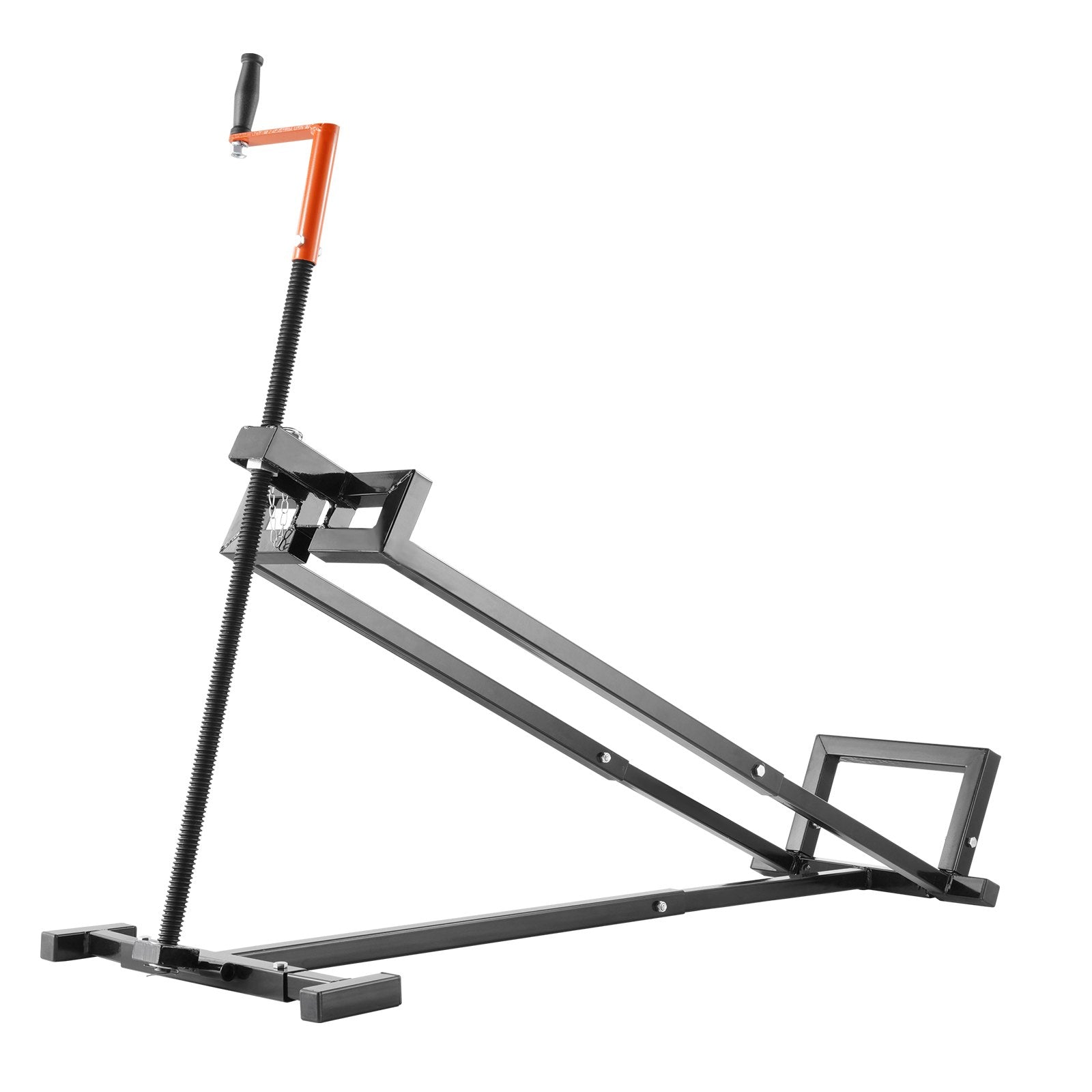 Lawn Rollers: VEVOR Ride on Lawn Mower Lift Jack, 880 Lbs Weight Capacity, Telescopic Maintenance Jack with Crank Handle & Power Tool Handle, Foldable Lawn Tractor Lifter for Lawn Mowers and Garden Tractors, Black