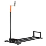Lawn Rollers: VEVOR Ride on Lawn Mower Lift Jack, 880 Lbs Weight Capacity, Telescopic Maintenance Jack with Crank Handle & Power Tool Handle, Foldable Lawn Tractor Lifter for Lawn Mowers and Garden Tractors, Black