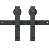 Clothing & Wardrobe Storage: VEVOR 8FT Sliding Barn Door Hardware Closet Track Kit for Single Door J Hanger