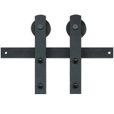 Clothing & Wardrobe Storage: VEVOR 8FT Sliding Barn Door Hardware Closet Track Kit for Single Door I Hanger
