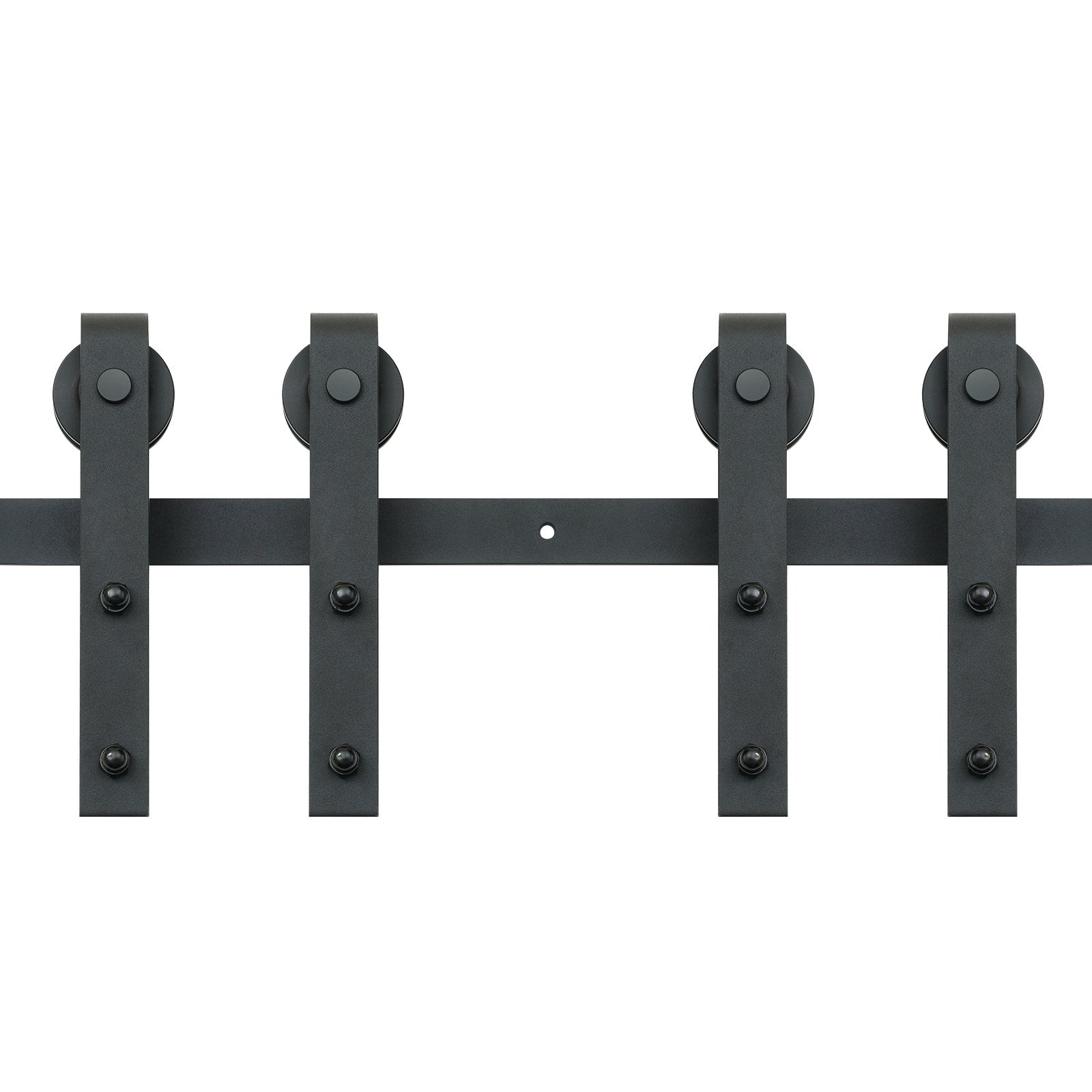 Door Hardware: VEVOR 2440 mm Sliding Barn Door Hardware Closet Track Kit for Double Doors J Hanger