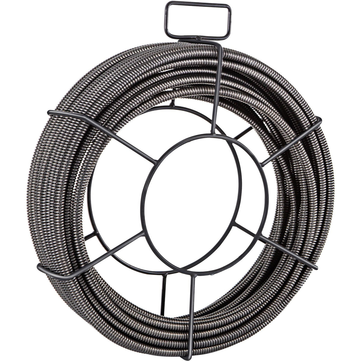 Drain Cleaning Cable 100 Feet x 3/8 Inch Solid Core Cable Sewer Cable Drain Auger Cable Cleaner Snake Clog Pipe Drain Cleaning Cable Sewer Drain Auger Snake Pipe