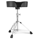 Basketball & Basketball Accessories: VEVOR Saddle Drum Throne, 560-705 mm Height Adjustable, Padded Drum Stool Seat with Anti-Slip Feet Drumsticks 227 kg Max Weight Capacity, Swivel Drum Chair for Drummers