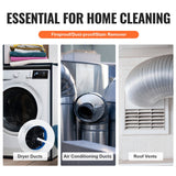Commercial Cleaning Equipment: VEVOR 12.2M Dryer Vent Cleaner Kit, 29 Pieces Duct Cleaning Brush, Reinforced Nylon Dryer Vent Brush, Dryer Cleaning Tools Lint Remover with Flexible Lint Trap Brush, Clamp Connectors
