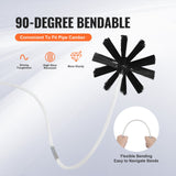 Commercial Cleaning Equipment: VEVOR 914.4CM Dryer Vent Cleaner Kit, 22 Pieces Duct Cleaning Brush, Reinforced Nylon Dryer Vent Brush with Complete Accessories, Dryer Cleaning Kit with Flexible Lint Trap Brush, Clamp Connectors