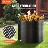 Gardening Tools: VEVOR Compost Bin 1000 L, Outdoor Expandable Composter, Easy to Setup & Large Capacity Composting Bin, Fast Creation of Fertile Soil