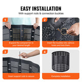 Gardening Tools: VEVOR Compost Bin 1000 L, Outdoor Expandable Composter, Easy to Setup & Large Capacity Composting Bin, Fast Creation of Fertile Soil