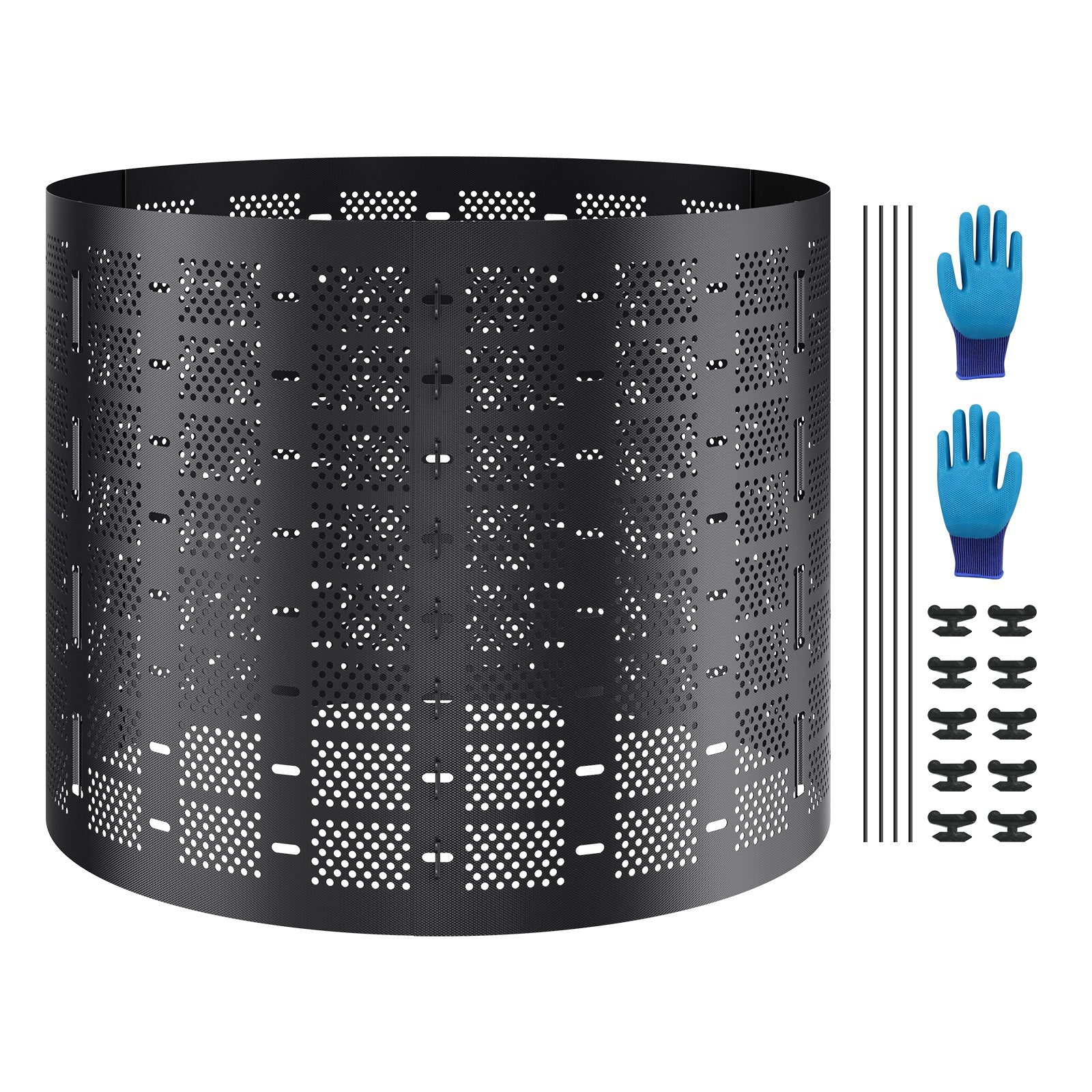 Gardening Tools: VEVOR Compost Bin 1000 L, Outdoor Expandable Composter, Easy to Setup & Large Capacity Composting Bin, Fast Creation of Fertile Soil