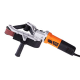 Gardening Tools: VEVOR Pipe Tube Polisher Sander, 1300W Pipe Belt Sander with 6 Variable Speeds 1100-3200rpm, Professional Belt Sander Grinding Machine with 3PCS Sanding Belts for Burnishing Finishing Rust Removal