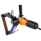 Gardening Tools: VEVOR Pipe Tube Polisher Sander, 1300W Pipe Belt Sander with 6 Variable Speeds 1100-3200rpm, Professional Belt Sander Grinding Machine with 50PCS Sanding Belts for Burnishing Finishing Rust Removal