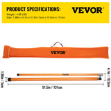 Measuring Tools & Sensors: VEVOR Load Height Measuring Stick, 15\' Sturdy Fiberglass Truck Height Stick with Adjustable Pole, Non-conductive Truck Height Measuring Stick with Carrying Bag, Height Stick for Trucks, Car Haulers