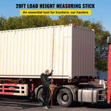 Automotive Parts: VEVOR Load Height Measuring Stick 20' Sturdy Truck Height Stick Easy to Read