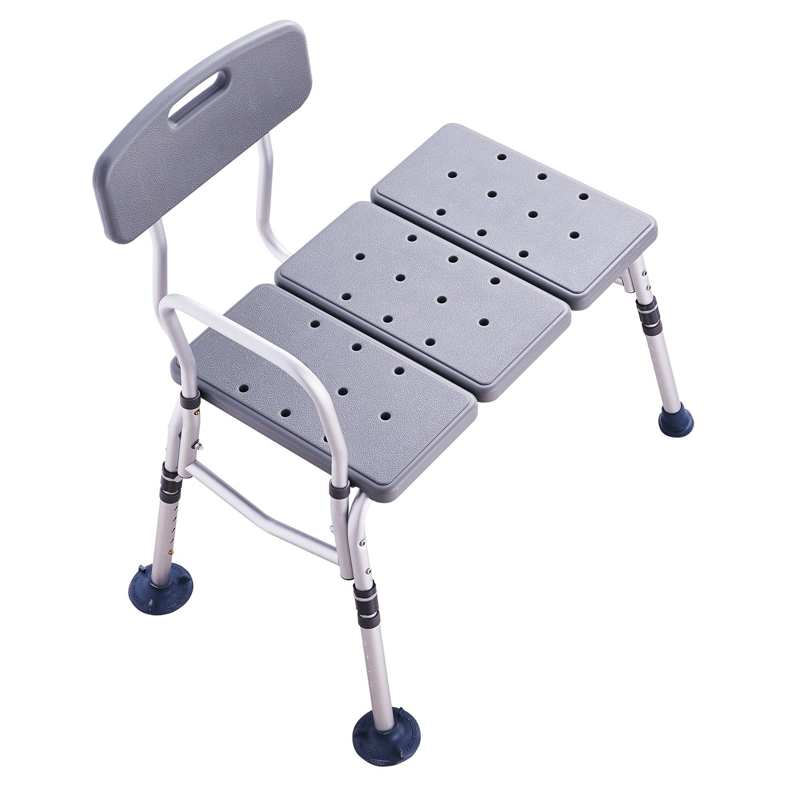 Cat Scratchers: VEVOR Tub Transfer Bench for Bathtub, Adjustable Shower Seats for Adults, Lightweight Shower Bench for Elderly and Disabled, Non-Slip Bath Seats with Armrest and Reversible Backrest, 400lbs Capacity