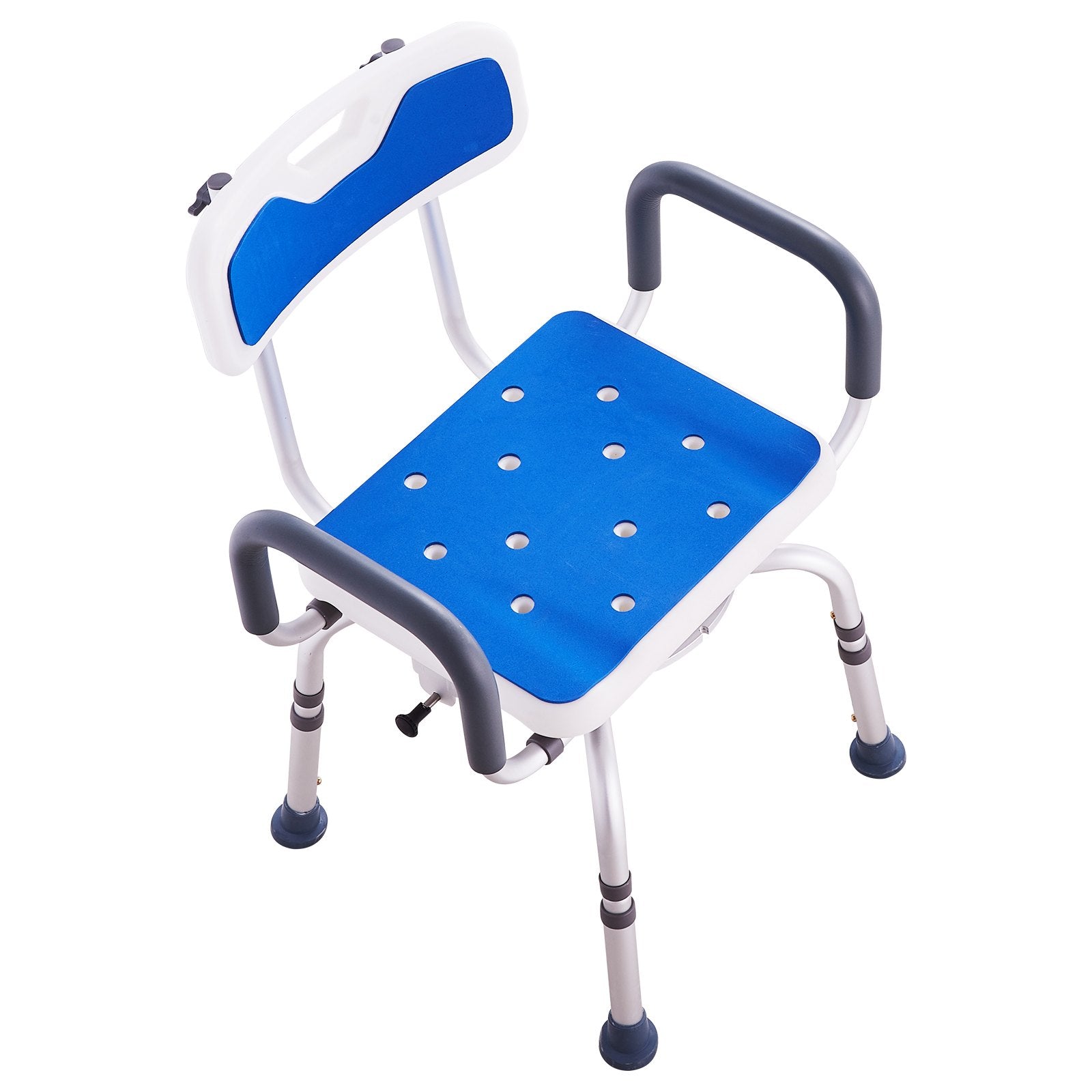 Cat Scratchers: VEVOR Swivel Shower Chair 360 Degree, Adjustable Shower Seat with Armrests and Backrest for Inside Shower or Bathtub, Non-Slip Rotating Bathtub Chair Seat for Elderly Disabled Injured, 400lbs Capacity