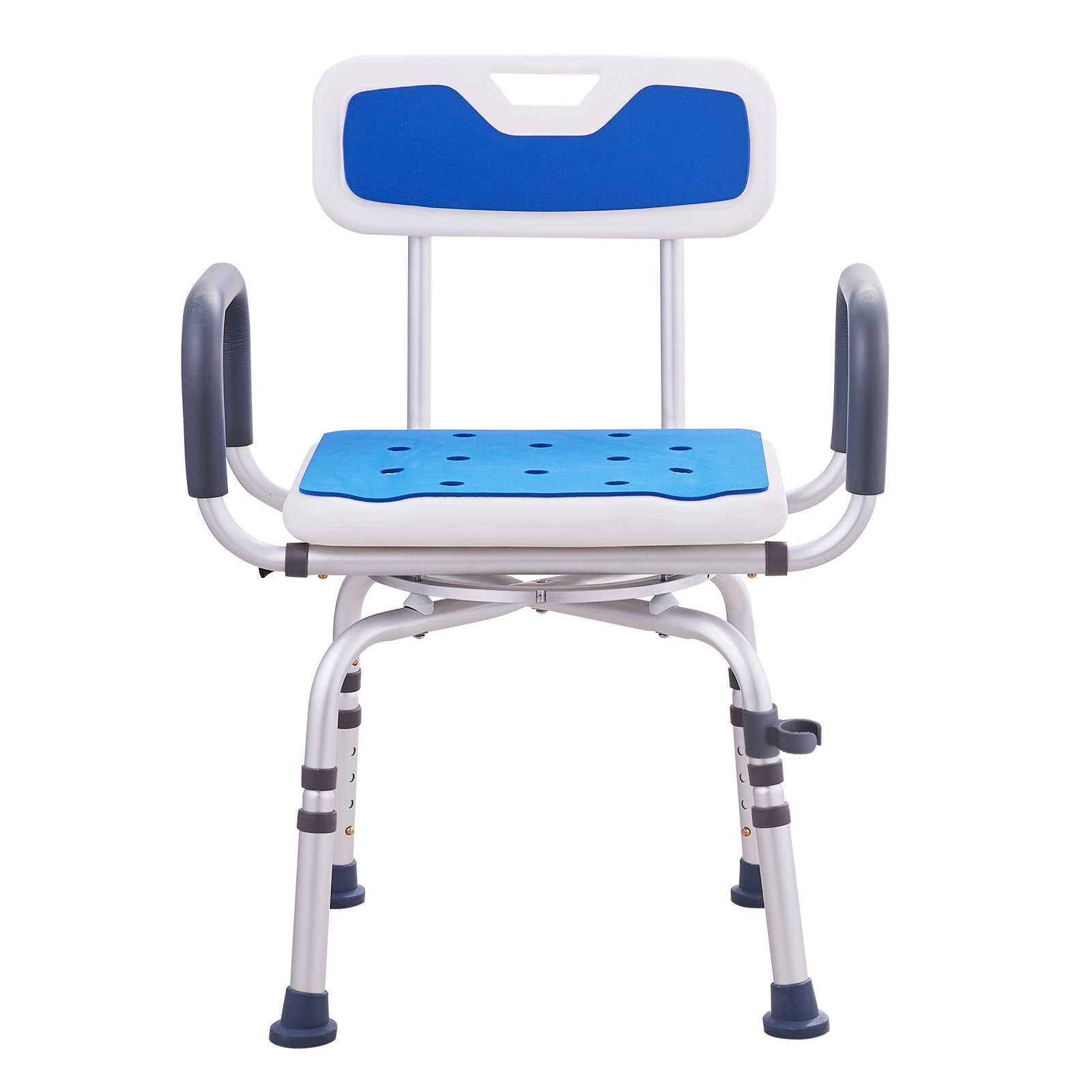Cat Scratchers: VEVOR Swivel Shower Chair 360 Degree, Adjustable Shower Seat with Armrests and Backrest for Inside Shower or Bathtub, Non-Slip Rotating Bathtub Chair Seat for Elderly Disabled Injured, 400lbs Capacity