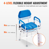 Cat Scratchers: VEVOR Swivel Shower Chair 360 Degree, Adjustable Shower Seat with Pivoting Arms & Padded Bath Seat for Inside Shower or Tub, Non-Slip Rotating Bathtub Chair for Elderly Disabled, 300LBS Capacity