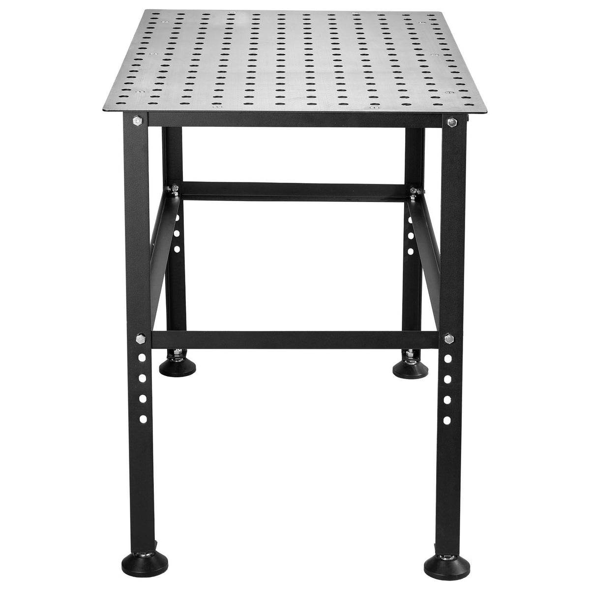 Welding Table 36" x 24", 800LBS Capacity Welding Workbench Table, Heavy-Duty Work Bench with 0.63" Fixture Holes and Non-slip Foot Pads for Welding Assembly Repair Works