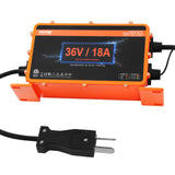 Power Banks & Chargers: VEVOR Golf Cart Battery Charger, 18 AMP, Smart Club Car Charger with Crowfoot Plug, Compatible with Lead-Acid AGM/GEL/EFB MF NMC LiFePO4 Batteries for Club Car EZGO Yamaha, IP67 ETL Certified