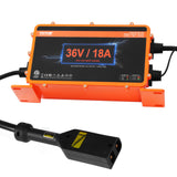 Fuel & Exhaust: VEVOR 18 AMP Golf Cart Smart Battery Charger for EZGO D-Style IP67 ETL