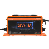 Automotive Repair & Speciality Tools: VEVOR 12 AMP Golf Cart Smart Battery Charger for EZGO D-Style IP67 ETL