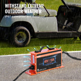 Automotive Repair & Speciality Tools: VEVOR 15 AMP Golf Cart Smart Battery Charger for EZGO TXT RXV IP67 ETL