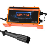 Automotive Parts: VEVOR 15 AMP Golf Cart Smart Battery Charger for Yamaha G29 Plug IP67