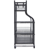 Basketball & Basketball Accessories: VEVOR Golf Storage Garage Organizer, 2 Golf Bag Stand Holder and Other Sports Equipment Storage Rack, Rolling Ball Cart on Wheels, Outdoor Sport Gear and Toy Storage with Baskets & Hooks, Steel, Black