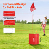 Outdoor Play Equipment: VEVOR Backyard Golf Game 3 Hole Portable Bucket Golf Game for Kids and Adults