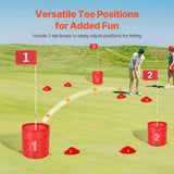 Outdoor Play Equipment: VEVOR Backyard Golf Game 3 Hole Portable Bucket Golf Game for Kids and Adults