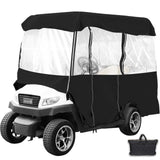 Traffic Control & Parking Tools: VEVOR 4 Passenger Golf Cart Cover Driving Enclosure Waterproof Roll-up Door