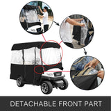Traffic Control & Parking Tools: VEVOR 4 Passenger Golf Cart Cover Driving Enclosure Waterproof Roll-up Door
