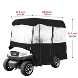 Traffic Control & Parking Tools: VEVOR 4 Passenger Golf Cart Cover Driving Enclosure Waterproof Roll-up Door