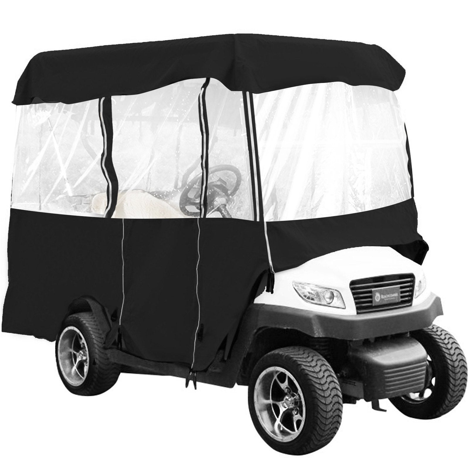 Traffic Control & Parking Tools: VEVOR 4 Passenger Golf Cart Cover Driving Enclosure Waterproof Roll-up Door