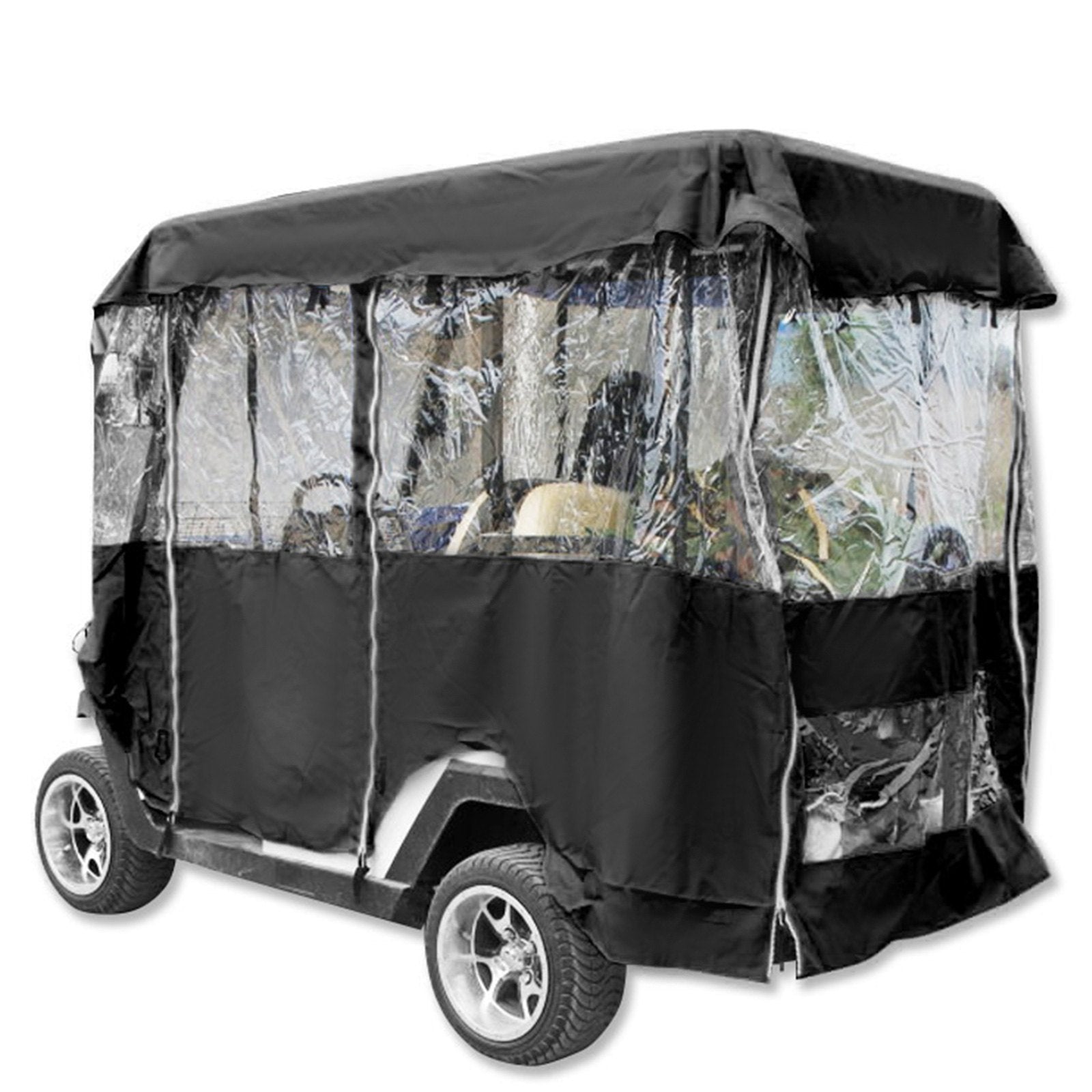 Traffic Control & Parking Tools: VEVOR 4 Passenger Golf Cart Cover Driving Enclosure Waterproof Roll-up Door